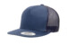Yupoong 6006 Flat Bill Trucker Navy Hat