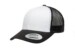 Yupoong 6606 Retro Trucker Black White Black Hat