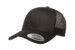 Yupoong 6606 Retro Trucker Black Hat