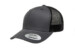 Yupoong 6606 Retro Tucker Charcoal Black Hat