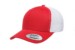 Yupoong 6606 Retro Tucker Red White Hat