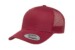 Yuppong 6606 Retro Trucker Cranberry Hat