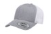 Yuppong 6606 Retro Trucker HeatherGrey White Hat