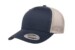 Yuppong 6606 Retro Trucker Navy Silver Hat