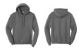 PC78H Port & Co Core Fleece Pullover Hoodie - Graphite Heather