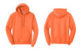 PC78H Port & Co Core Fleece Pullover Hoodie - Neon Orange
